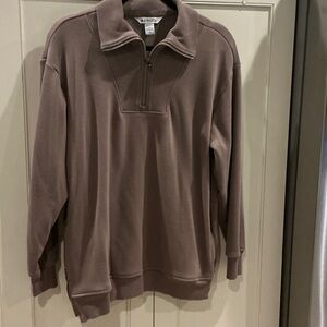 Athleta ladies 1/4 zip sweatshirt size medium
